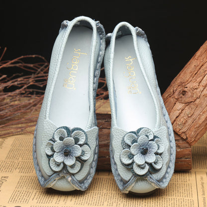 Vintage Comfortable Soft-soled Shallow-mouth Handmade Shoes