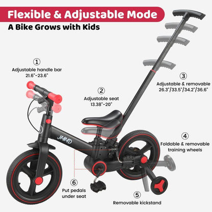 JMMD 6-in-1 Kids Bike