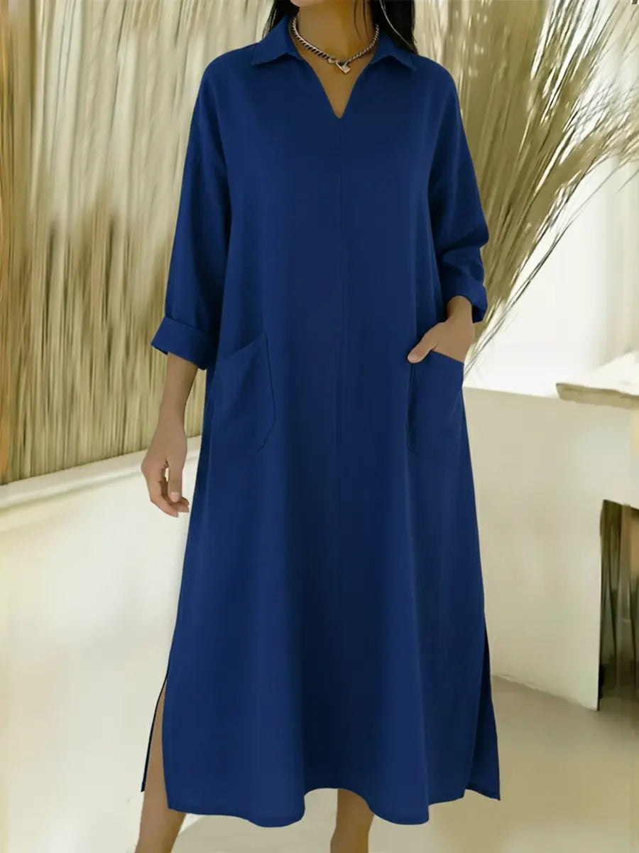 Women's Loose-fitting Denim Cotton Dress