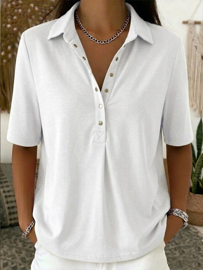 Casual Cotton Polo T-shirt