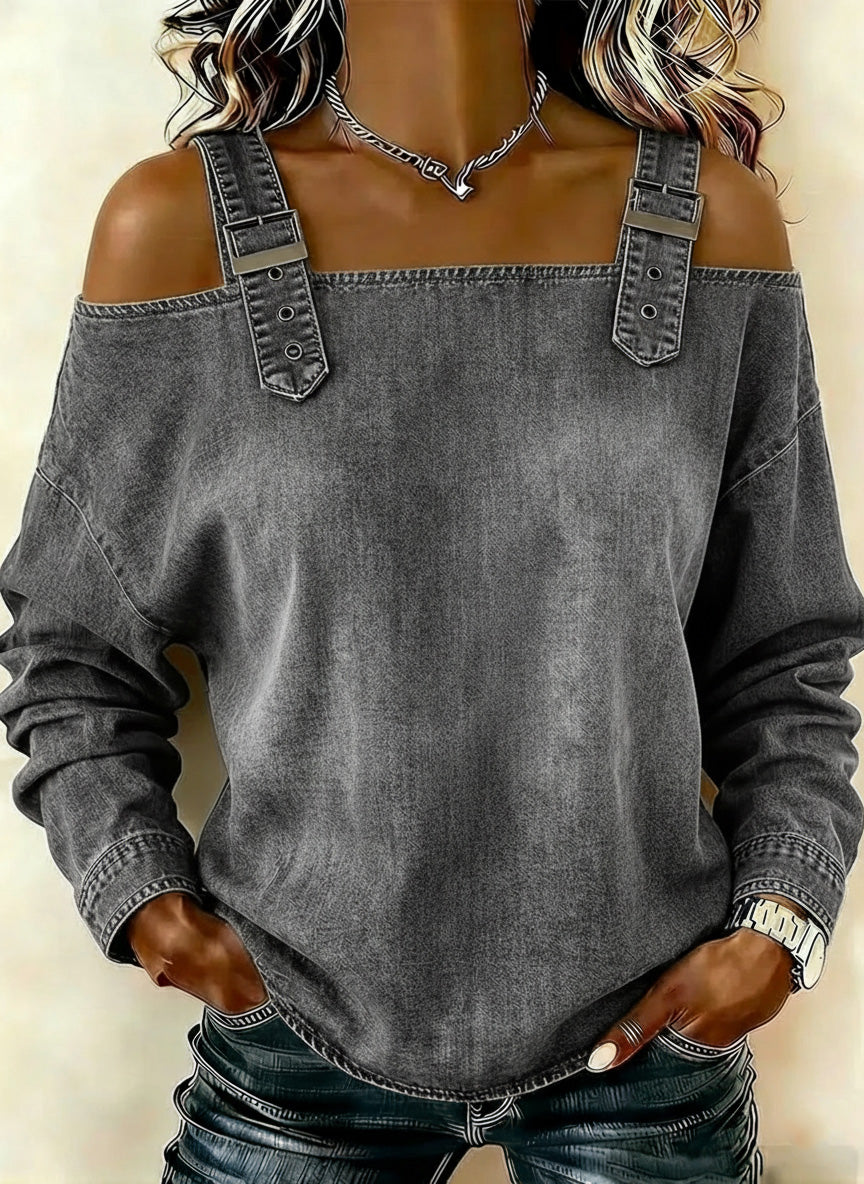 New Arrivals🔥 Women's Sleeveless Denim Shirt