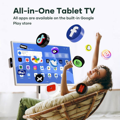 Wireless Cordless TV - Anywhere Touchscreen on Wheels